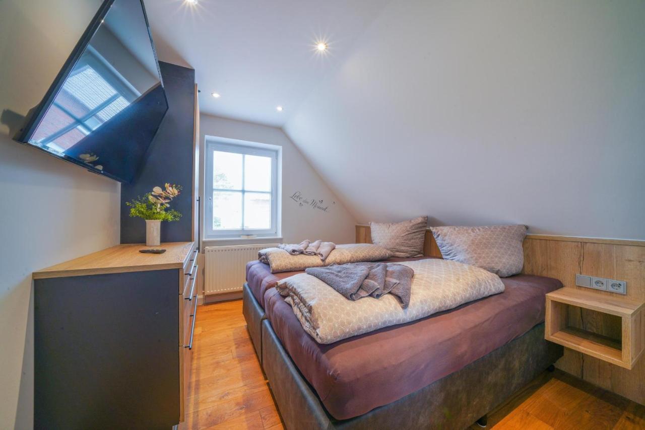Südstrandhus Urlaub mit Hund Wohnung 4 oben Borkum Exterior foto