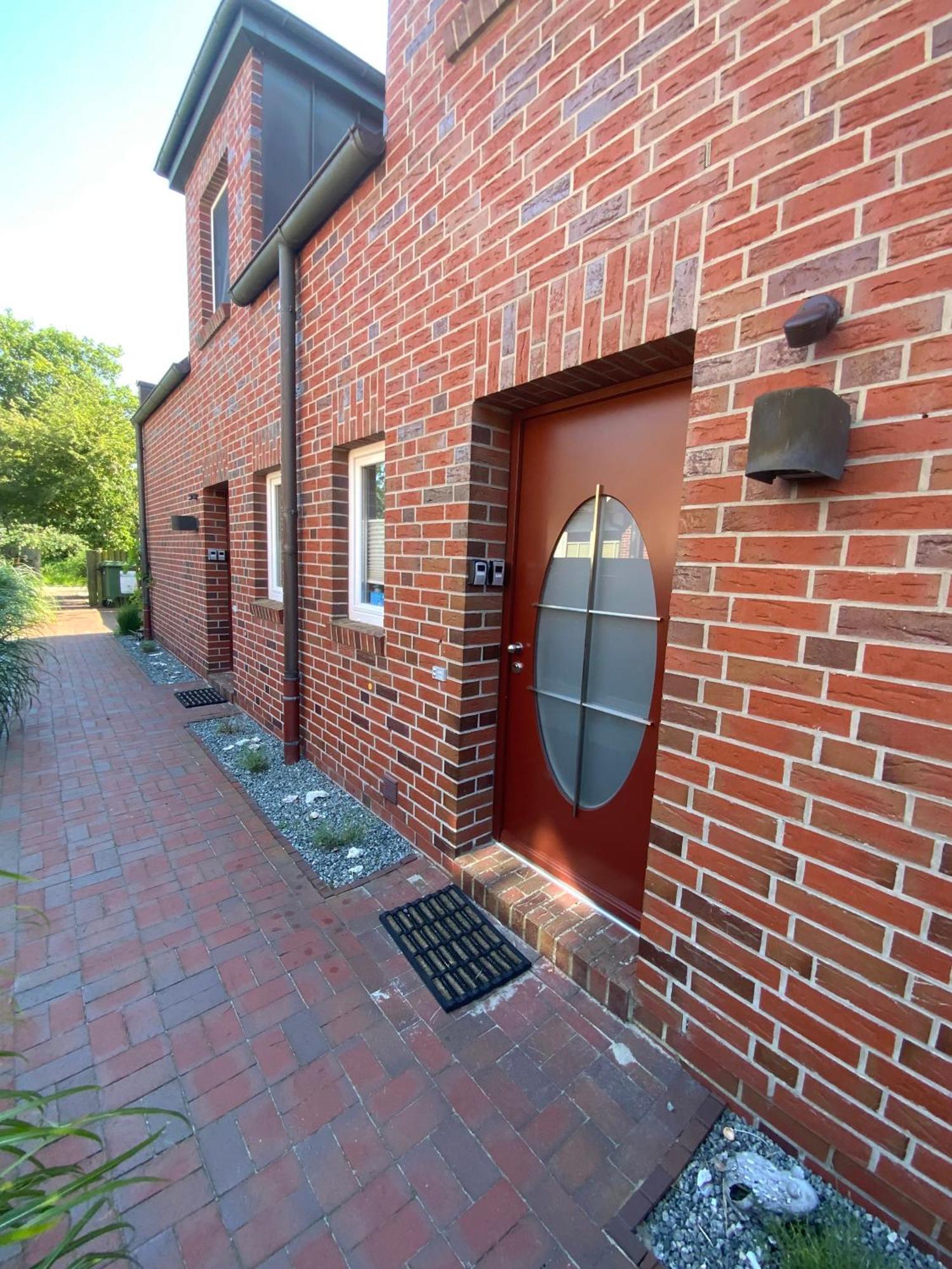 Südstrandhus Urlaub mit Hund Wohnung 4 oben Borkum Exterior foto